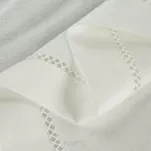 Obrus 145x260 EMILY biały z mereżką i ozdobną listwą zapakowany w pudełko - 6