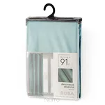 Zasłona na przelotkach 140x250 ROSA welwetowa jednokolorowa szałwiowa - 3