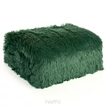 Koc na fotel futrzany 70x160 TIFANY 1 ciemna zieleń jednokolorowy puszysty z kolekcji Design 91 - 5