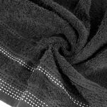 Ręcznik 50x90 POLA popielaty z kolorową bordiurą zakończoną stebnowaniem 500 g/m2 - 4