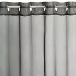 Firana na przelotkach 140x250 DEBORA czarna z woalu wycinana laserowo wzorem kół - 5