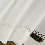 Obrus 140x220 EMILY biały z mereżką i ozdobną listwą zapakowany w pudełko - 7