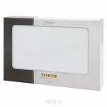 Obrus 140x220 EMILY biały z mereżką i ozdobną listwą zapakowany w pudełko - 3