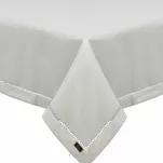 Obrus 140x220 EMILY biały z mereżką i ozdobną listwą zapakowany w pudełko - 4
