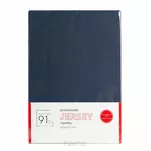 Prześcieradło z bawełny jersey z gumką granatowe 240x220 Design 91 - 6