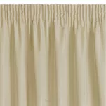 Zasłona gotowa na taśmie 140x270 RITA jednokolorowa beżowa z miękkiej tkaniny - 6