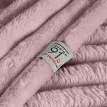 Koc 170x210 SOFT pudrowy puszysty typu flano z wytłaczanym wzorem Design 91 - 5