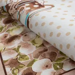 Komplet ścierek kuchennych 2x50x75 MELANI beżowe w różne wzory z bawełny - 5