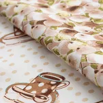 Komplet ścierek kuchennych 2x50x75 MELANI beżowe w różne wzory z bawełny - 4