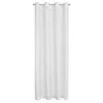 Firana na przelotkach 140x250 MEGI biała o strukturze siatki - 7