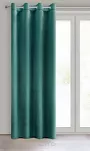 Zasłona  na przelotkach 140x250 ROSA welwetowa ciemny turkus 140x250 Design 91 - 6