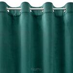 Zasłona  na przelotkach 140x250 ROSA welwetowa ciemny turkus 140x250 Design 91 - 4