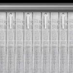 Firana na taśmie 345x260 KLEO biała z etaminy zdobiona pasem cyrkonii - 10