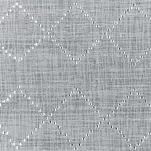 Firana na taśmie 345x260 KLEO biała z etaminy zdobiona pasem cyrkonii - 2