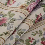 Nakładka gobelinowa 100x100 4088 naturalna różowa wzór kwiatu wiśni - 4