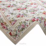 Nakładka gobelinowa 100x100 4088 naturalna różowa wzór kwiatu wiśni - 4