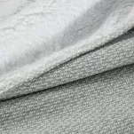 Koc 150x200 PANDA srebrny biały dwustronny niezwykle miękki - 6