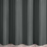 Zasłona na przelotkach 140x250 RITA jednokolorowa grafitowa z miękkiej tkaniny - 7