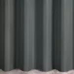 Zasłona na przelotkach 140x250 RITA jednokolorowa grafitowa z miękkiej tkaniny - 5