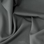 Zasłona na przelotkach 140x250 RITA jednokolorowa grafitowa z miękkiej tkaniny - 6