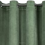 Zasłona  na przelotkach 140x250 ROSA welwetowa ciemna mięta Design 91 - 4