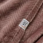 Koc 150x200 CINDY 5 ceglany puszysty w jodełkę Design 91 - 2