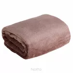 Koc 150x200 CINDY 5 ceglany puszysty w jodełkę Design 91 - 5