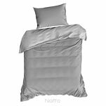 Pościel bawełniana 220x200 HARMONY srebrna gładka - 7