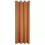 Zasłona na przelotkach 140x250 RITA jednokolorowa ruda z miękkiej tkaniny - 9