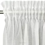 Firana na taśmie 300x270 MARGO biała błyszcząca o gęstym drobnym splocie - 8