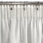 Firana na taśmie 300x270 MARGO biała błyszcząca o gęstym drobnym splocie - 9