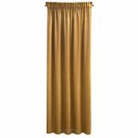Zasłona na taśmie 140x270 SIBEL welwetowa Pierre Cardin miodowa jednokolorowa - 10