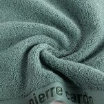 Ręcznik 30x50 EVI Pierre Cardin ciemna mięta zdobiony bordiurą w kolorze ręcznika z logo marki 430 g/m2 - 4