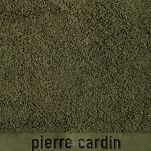 Ręcznik 30x50 EVI Pierre Cardin ciemna oliwka zdobiony bordiurą w kolorze ręcznika z logo marki 430 g/m2 - 2