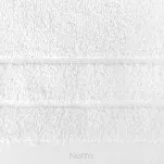 Ręcznik bawełniany 50x90 DAMLA biały gładki z subtelną bordiurą 500 g/m2 - 2