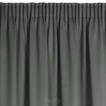 Zasłona gotowa na taśmie 130x300 CARLO zaciemniająca typu blackout popielata z tkaniny strukturalnej - 10