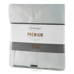 Koc 150x200 ALINE niebieski z wzorem pastelowych kwiatów z kolekcji Premium - 2