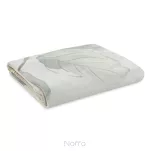 Koc 150x200 ALINE niebieski z wzorem pastelowych kwiatów z kolekcji Premium - 3