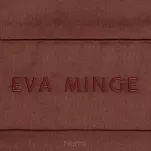 Pościel z makosatyny 160x200 ELEGANT 1I Eva Minge marsala z ozdobną kantą i haftem - 2