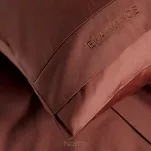 Pościel z makosatyny 160x200 ELEGANT 1I Eva Minge marsala z ozdobną kantą i haftem - 3