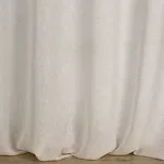 Zasłona na przelotkach 140x250 ANGELICA beżowa z etaminy z wzorem deszczyku - 6