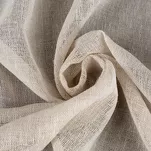 Zasłona na przelotkach 140x250 ANGELICA beżowa z etaminy z wzorem deszczyku - 4