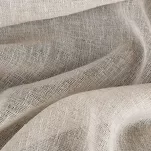 Zasłona na przelotkach 140x250 ANGELICA beżowa z etaminy z wzorem deszczyku - 7