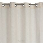 Zasłona na przelotkach 140x250 ANGELICA beżowa z etaminy z wzorem deszczyku - 3