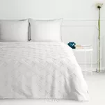 Koc 170x210 CARO biały puszysty typu flano z wytłaczanym wzorem Design 91 - 7