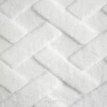 Koc 170x210 CARO biały puszysty typu flano z wytłaczanym wzorem Design 91 - 4