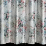 Zasłona na przelotkach 140x250 MARISA zielona różowa z kwiatowym nadrukiem - 6