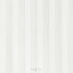 Pościel satynowa 160x200 VERA jednokolorowa gładka biała w prążki - 2