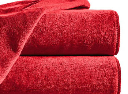 Ręcznik 70x140 AMY szybkoschnący czerwony z mikrofibry