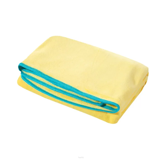 Ręcznik plażowy 80x160 IGA szybkoschnący żółty z mikrofibry
